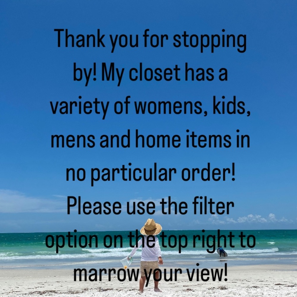 Women’s, men’s, kids and home items 💗